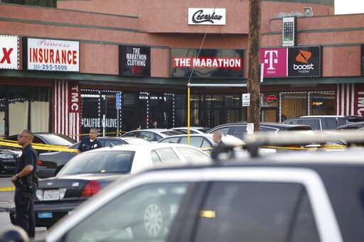 THE MARATHON STORE WHERE RAPPER NIPSEY HUSSLE WAS FATALLY GUNNED DOWN